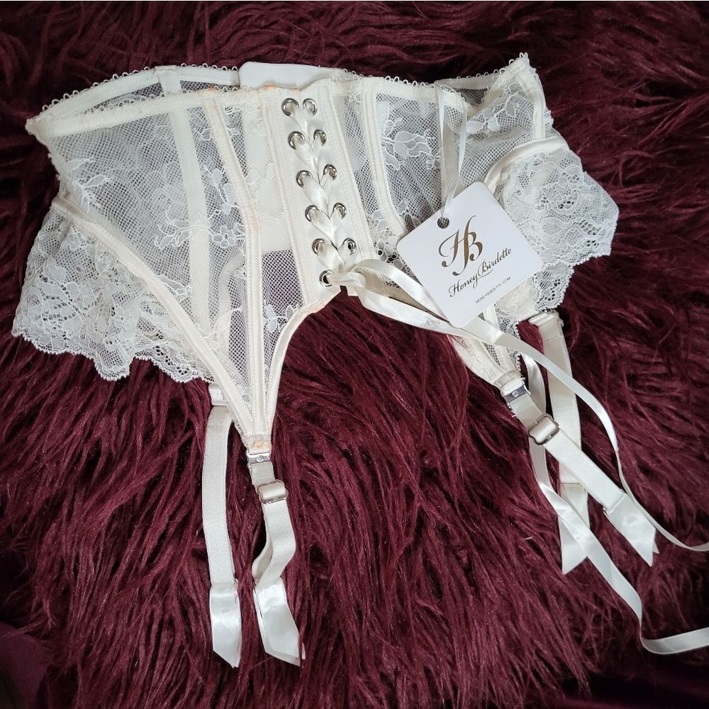 NWT Honey Birdette Rebecca Waspie M  - Picture 15 of 16